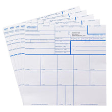 Load image into Gallery viewer, FD-258 Fingerprint Cards with FFL ORI